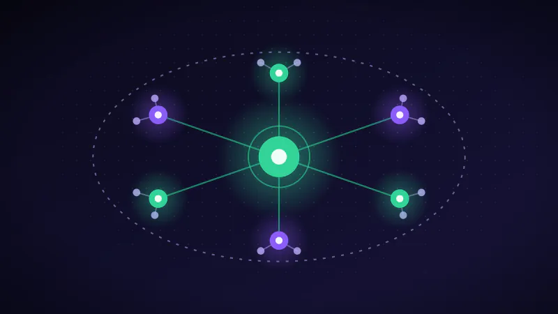 Artwork of a governed delivery flow with named owners at each stage