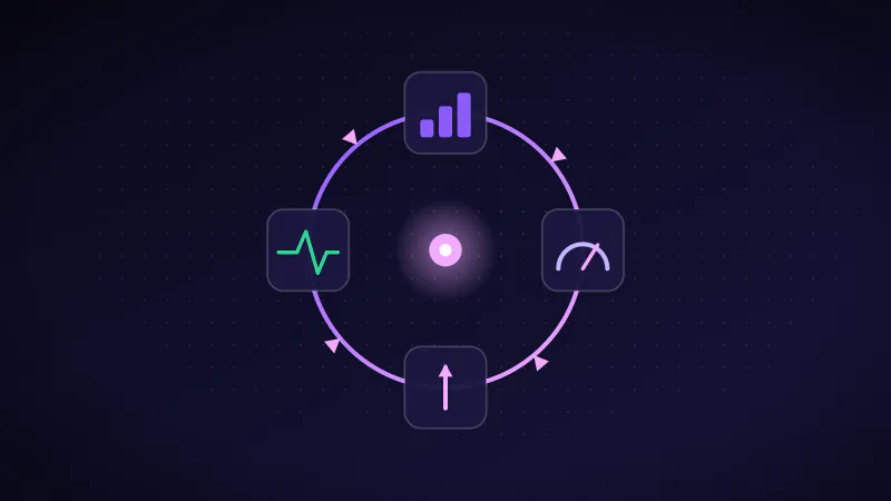 Illustration: a continuous loop of training, evaluation, deployment and monitoring.